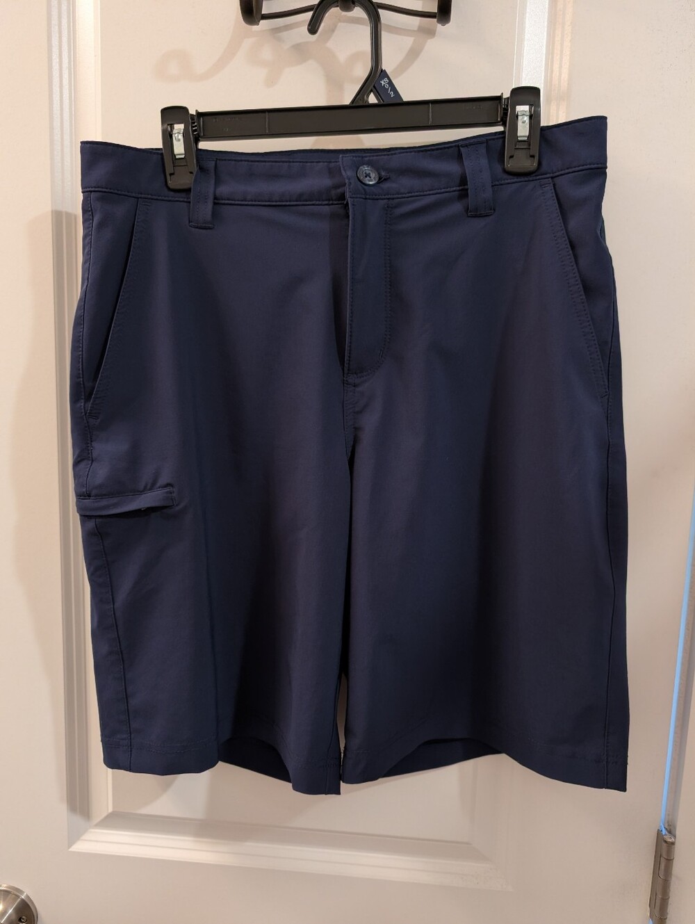 Men's Navy Columbia PFG Grander Marlin III Shorts